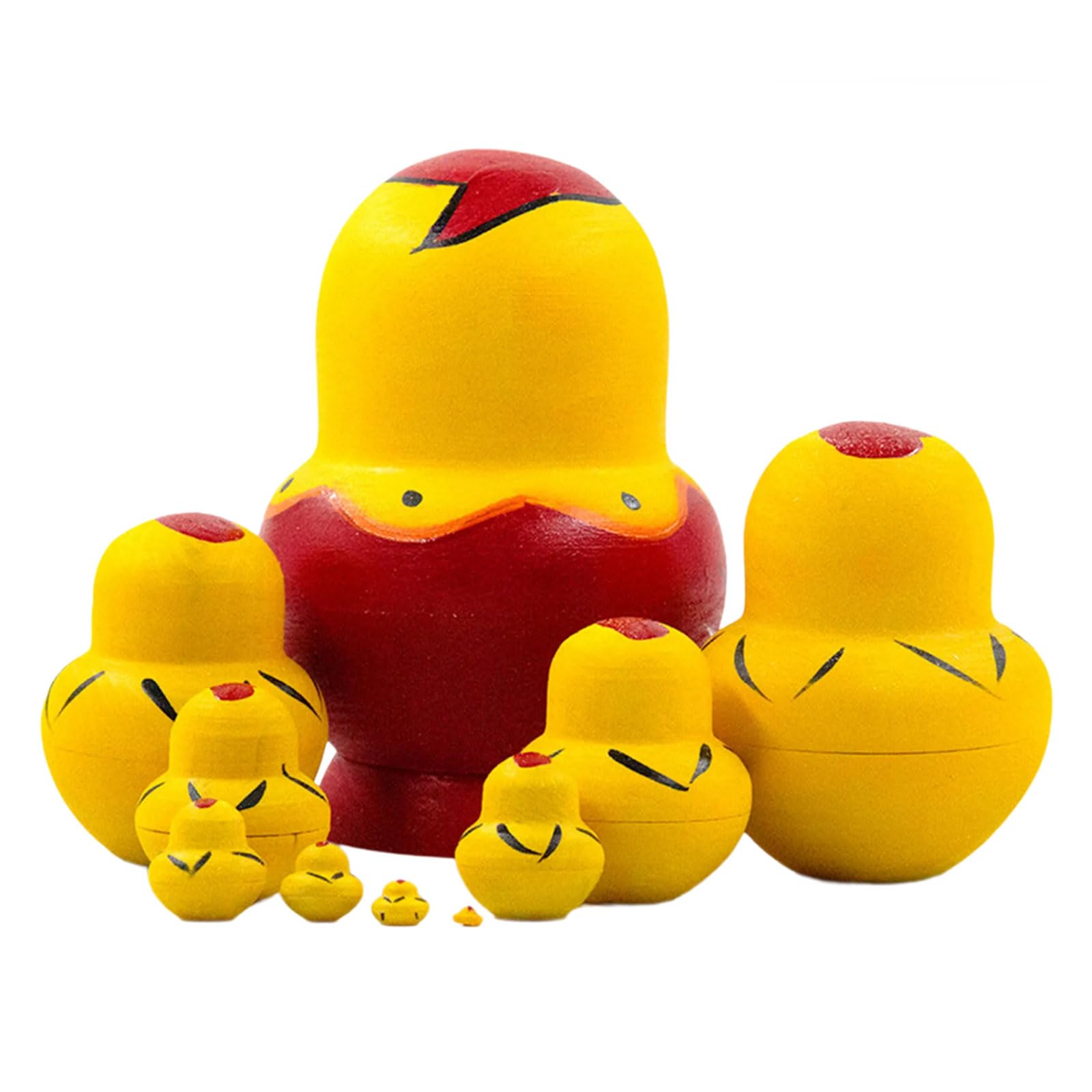 Amazon | ヴィンテージマトリョーシカ人形10ピース木製ロシア